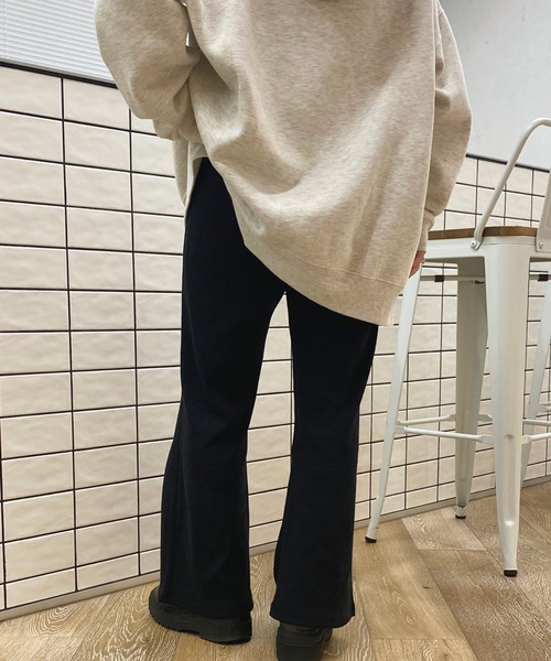 apres jour（アプレジュール）の「カットリブパンツ【ZOZOTOWN限定アイテム】（その他パンツ・レディース・ブラック/ダークブラウン/アイボリー・X-LARGE/フリー）」の17枚目の写真