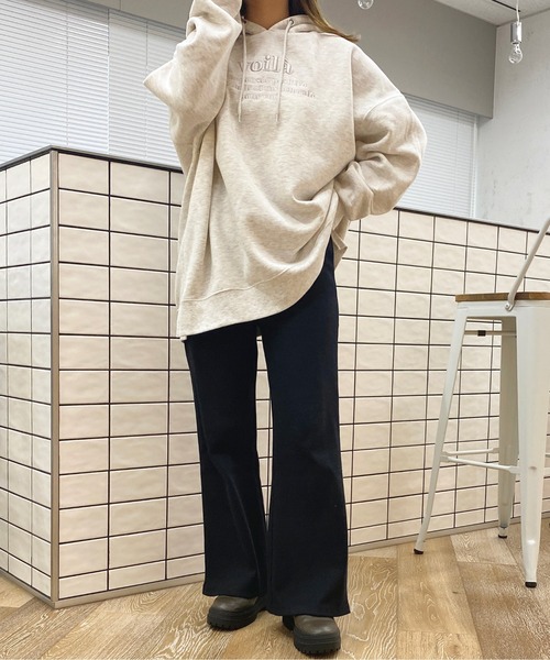 apres jour（アプレジュール）の「カットリブパンツ【ZOZOTOWN限定アイテム】（その他パンツ・レディース・ブラック/ダークブラウン/アイボリー・X-LARGE/フリー）」の18枚目の写真