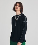 LiNoH | COTTON EMBROIDER CREW NECK KNIT(針織衫)