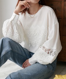 DISCOAT | 【前後2WAY】レースモチーフヨウリュウブラウス(シャツ/ブラウス)