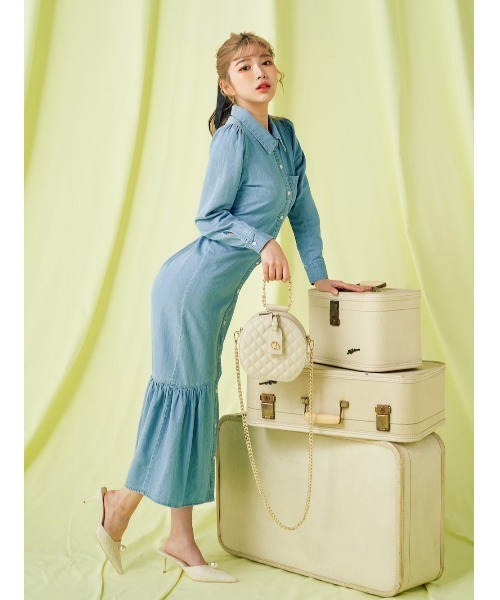 Darich（ダーリッチ）の「マーメイドシルエットシャツワンピース