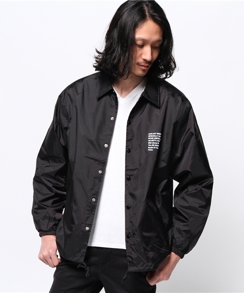 MYE-DO'(マイ・ドゥ)の「コーチジャケット”96” (ナイロンジャケット・メンズ・ブラック・SMALL/MEDIUM/LARGE)」の5枚目の写真