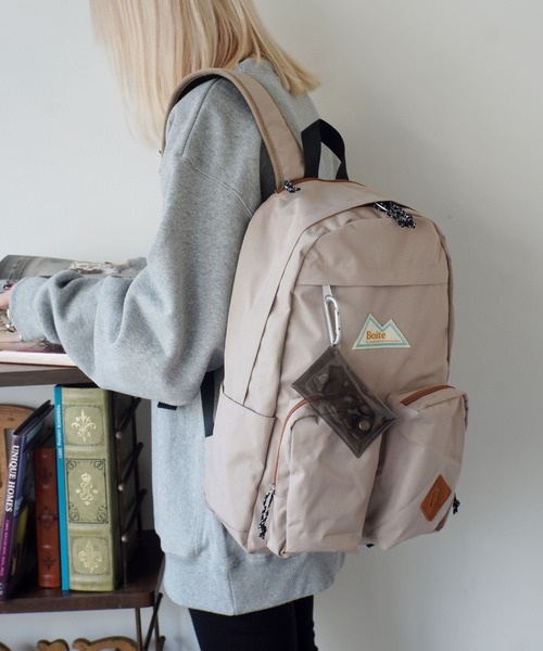 Jouet（ジョエット）の「【 Boite / ボワット 】 ナイロンリュック（バックパック/リュック・レディース・ブラック/グリーン/ベージュ・FREE）」の3枚目の写真