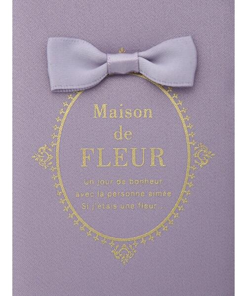 Maison de FLEUR（メゾンドフルール）の「ブランドロゴフリルアイフォン13Proケース（スマホケース/カバー・レディース・ブラック/ピンク/ラベンダー・FREE）」の6枚目の写真