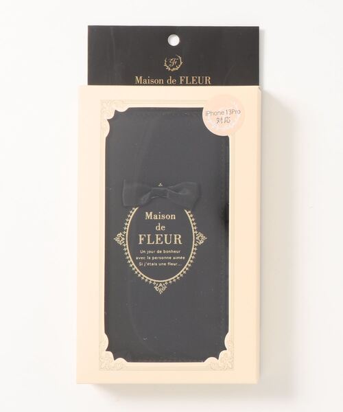 Maison de FLEUR（メゾンドフルール）の「ブランドロゴフリルアイフォン13Proケース（スマホケース/カバー・レディース・ブラック/ピンク/ラベンダー・FREE）」の16枚目の写真