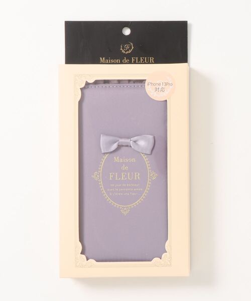 Maison de FLEUR（メゾンドフルール）の「ブランドロゴフリルアイフォン13Proケース（スマホケース/カバー・レディース・ブラック/ピンク/ラベンダー・FREE）」の14枚目の写真