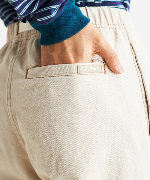 And A（アンドエー）の「GRAMICCI グラミチ / DENIM GRAMICCI PANT デニム グラミチパンツ クライミングパンツ イージーパンツ / G2SM-P041（デニムパンツ・メンズ・ダークインディゴブルー/オフホワイト/インディゴブルー・LARGE/MEDIUM/X-LARGE/SMALL）」の9枚目の写真