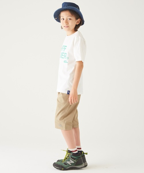 KRIFF MAYER Kid's Collection（クリフメイヤーキッズコレクション）の「楽LUCK-TEE（KMロゴ）（Tシャツ/カットソー・キッズ・オフホワイト/サックスブルー/ネイビー/チャコール/ベージュ・150/160/170/140/120/130）」の6枚目の写真