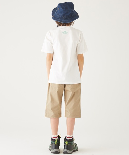 KRIFF MAYER Kid's Collection（クリフメイヤーキッズコレクション）の「楽LUCK-TEE（KMロゴ）（Tシャツ/カットソー・キッズ・オフホワイト/サックスブルー/ネイビー/チャコール/ベージュ・150/160/170/140/120/130）」の7枚目の写真