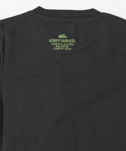 KRIFF MAYER Kid's Collection（クリフメイヤーキッズコレクション）の「楽LUCK-TEE（KMロゴ）（Tシャツ/カットソー・キッズ・オフホワイト/サックスブルー/ネイビー/チャコール/ベージュ・150/160/170/140/120/130）」の13枚目の写真