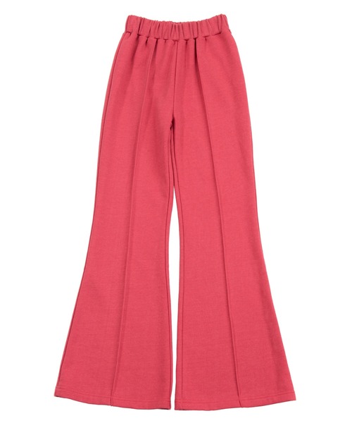 PUNYUS（プニュズ）の「ピグメントスウェットフレアパンツ（スウェットパンツ・レディース・ブラック/レッド/ブラウン/オレンジ/グリーン・1/2/4/3）」の8枚目の写真