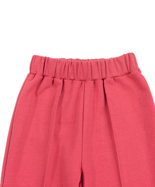 PUNYUS（プニュズ）の「ピグメントスウェットフレアパンツ（スウェットパンツ・レディース・ブラック/レッド/ブラウン/オレンジ/グリーン・1/2/4/3）」の9枚目の写真