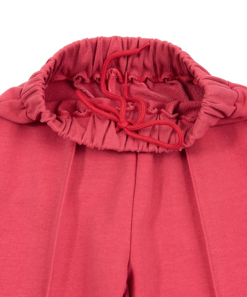 PUNYUS（プニュズ）の「ピグメントスウェットフレアパンツ（スウェットパンツ・レディース・ブラック/レッド/ブラウン/オレンジ/グリーン・1/2/4/3）」の10枚目の写真