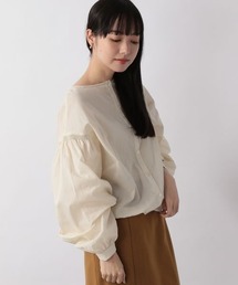 LOWRYS FARM | ハイショククロップドブラウスＬＳ　265024(シャツ/ブラウス)