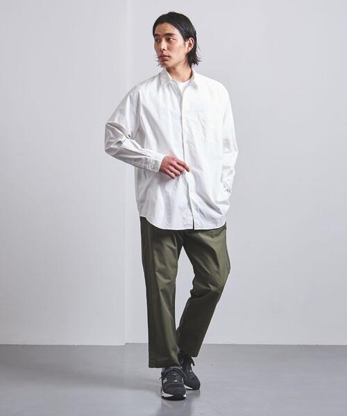 FUJITO（フジト）の「＜FUJITO（フジト）＞ オックスフォード レギュラーカラー シャツ（シャツ/ブラウス・メンズ・オリーブ/ホワイト・1/2/3）」の10枚目の写真