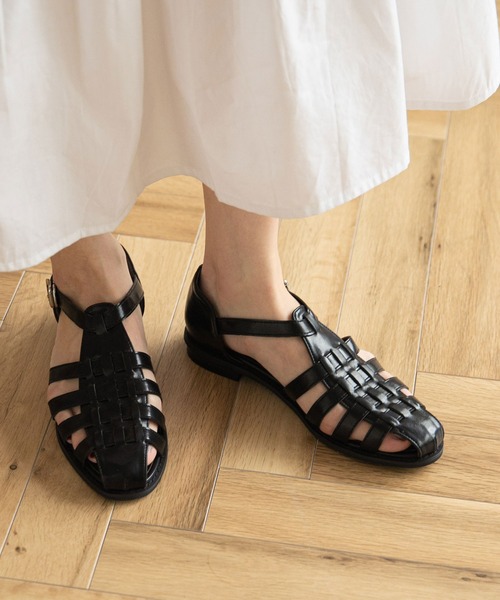 rectangle（レクタングル）の「グルカサンダル（サンダル・レディース・アイボリー/ブラック・MEDIUM/LARGE/SMALL）」の12枚目の写真