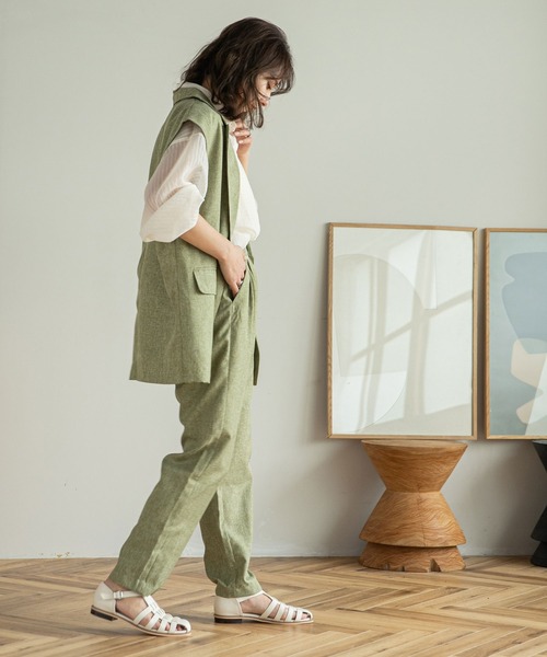 rectangle（レクタングル）の「グルカサンダル（サンダル・レディース・アイボリー/ブラック・MEDIUM/LARGE/SMALL）」の7枚目の写真