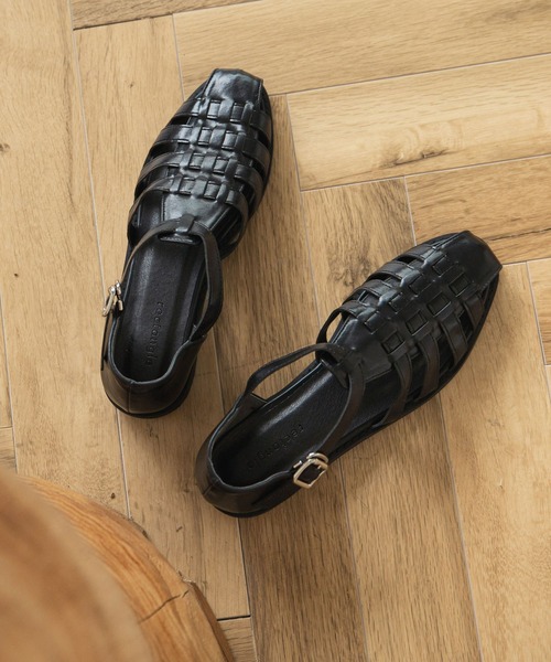 rectangle（レクタングル）の「グルカサンダル（サンダル・レディース・アイボリー/ブラック・MEDIUM/LARGE/SMALL）」の9枚目の写真