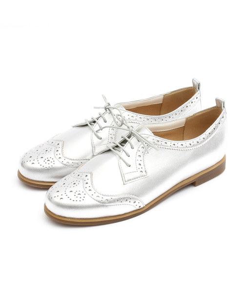 ODETTE E ODILE（オデットエオディール）の「WEB限定/O ﾒﾀﾞﾘｵﾝ SLP10●¶（ドレスシューズ・レディース・ホワイト/ブラック/シルバー・25cm/23cm/23.5cm/22.5cm/24cm/24.5cm/22cm）」の20枚目の写真