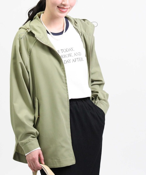 HONEYSUCKLE ROSE（ハニーサックルローズ）の「【HONEYSUCKLE ROSE】ミドルマウンテンパーカー（マウンテンパーカー・レディース・カーキブラウン/ネイビー/ベージュ・L/M）」の16枚目の写真