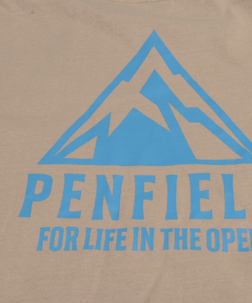 PEN FIELD（ペンフィールド）の「Penfield/ペンフィールド ワンポイント ワッペン ロゴ バックプリント ポケット付 綿100% 半袖 Tシャツ（Tシャツ/カットソー・レディース・ネイビー/ブラック/ベージュ/ホワイト・LL/L/M）」の13枚目の写真