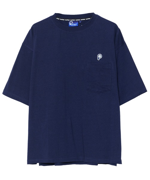 PEN FIELD（ペンフィールド）の「Penfield/ペンフィールド ワンポイント ワッペン ロゴ バックプリント ポケット付 綿100% 半袖 Tシャツ（Tシャツ/カットソー・レディース・ネイビー/ブラック/ベージュ/ホワイト・LL/L/M）」の18枚目の写真