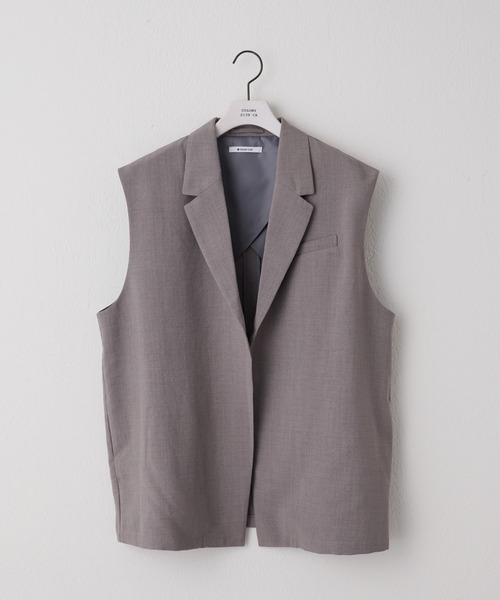 COLONY 2139（コロニートゥーワンスリーナイン）の「テックリネンジレ / セットアップ対応（ベスト・メンズ・グレー/ネイビー・MEDIUM/LARGE）」の3枚目の写真