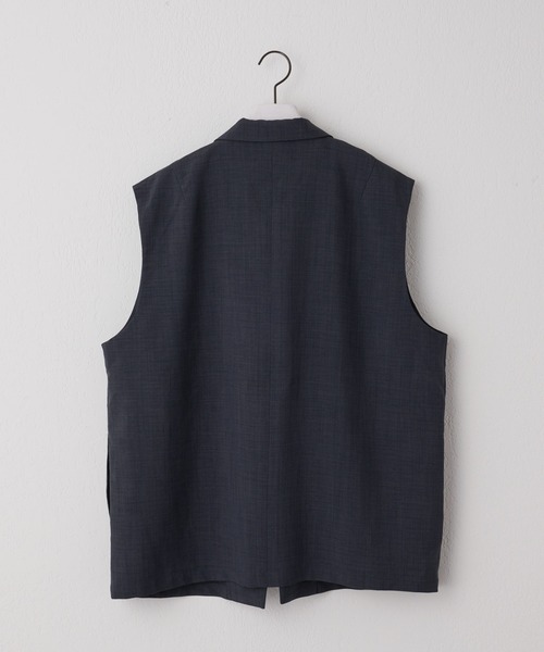 COLONY 2139（コロニートゥーワンスリーナイン）の「テックリネンジレ / セットアップ対応（ベスト・メンズ・グレー/ネイビー・MEDIUM/LARGE）」の6枚目の写真