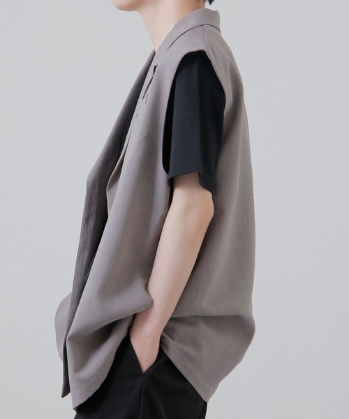 COLONY 2139（コロニートゥーワンスリーナイン）の「テックリネンジレ / セットアップ対応（ベスト・メンズ・グレー/ネイビー・MEDIUM/LARGE）」の20枚目の写真