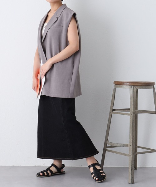 COLONY 2139（コロニートゥーワンスリーナイン）の「テックリネンジレ / セットアップ対応（ベスト・メンズ・グレー/ネイビー・MEDIUM/LARGE）」の17枚目の写真