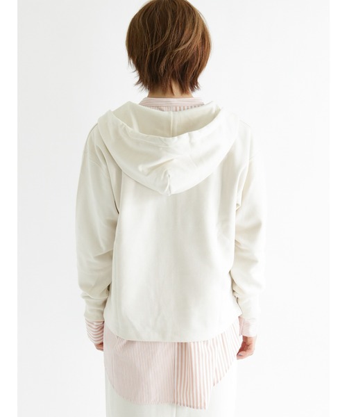 Lugnoncure（ルノンキュール）の「【Health Knit product】ハーフジップパーカー（パーカー・レディース・キナリ/グレー/ブラック・ﾌﾘ-）」の8枚目の写真