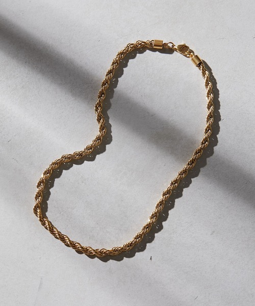 ear PAPILLONNER（イアパピヨネ）の「ステンレスロープチェーンネックレス（ネックレス・レディース・シルバー/ゴールド・FREE）」の17枚目の写真