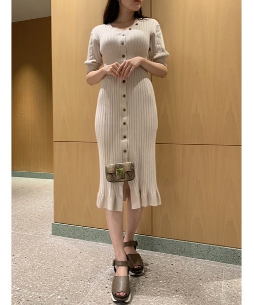 ブランド古着 ニットワンピース ワンピース Snidel スナイデル のファッション通販 Zozoused