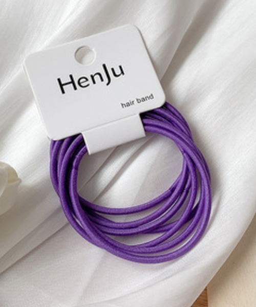 REBALANCE（リバランス）の「ヘアゴム（7点セット）（ヘアゴム・レディース・A/B/C/D/E/F/G/H/I/J/K/L/M/N/O/P・ONE SIZE）」の3枚目の写真