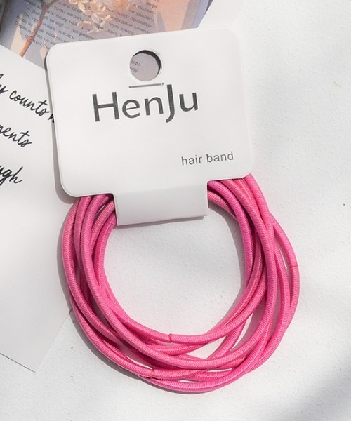 REBALANCE（リバランス）の「ヘアゴム（7点セット）（ヘアゴム・レディース・A/B/C/D/E/F/G/H/I/J/K/L/M/N/O/P・ONE SIZE）」の8枚目の写真