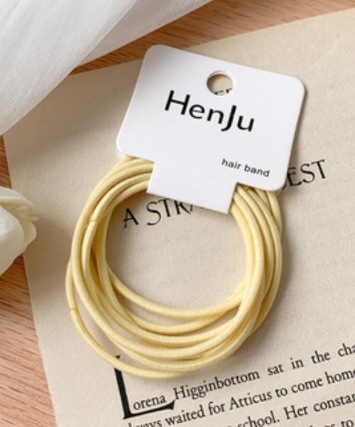 REBALANCE（リバランス）の「ヘアゴム（7点セット）（ヘアゴム・レディース・A/B/C/D/E/F/G/H/I/J/K/L/M/N/O/P・ONE SIZE）」の9枚目の写真
