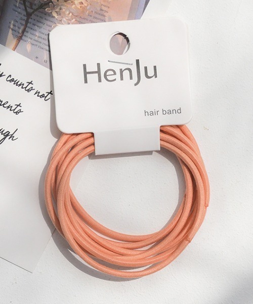REBALANCE（リバランス）の「ヘアゴム（7点セット）（ヘアゴム・レディース・A/B/C/D/E/F/G/H/I/J/K/L/M/N/O/P・ONE SIZE）」の11枚目の写真