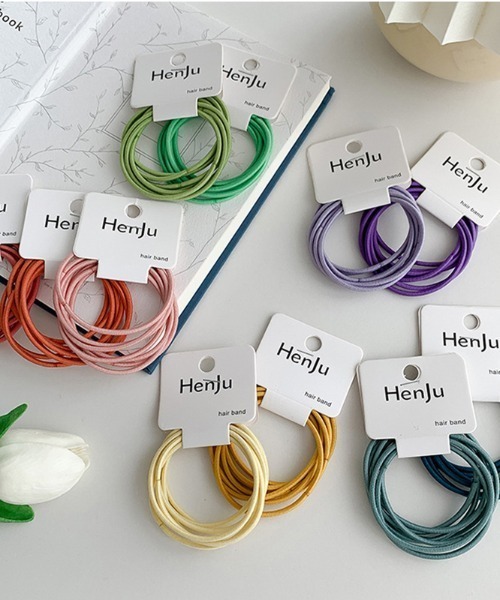 REBALANCE（リバランス）の「ヘアゴム（7点セット）（ヘアゴム・レディース・A/B/C/D/E/F/G/H/I/J/K/L/M/N/O/P・ONE SIZE）」の18枚目の写真