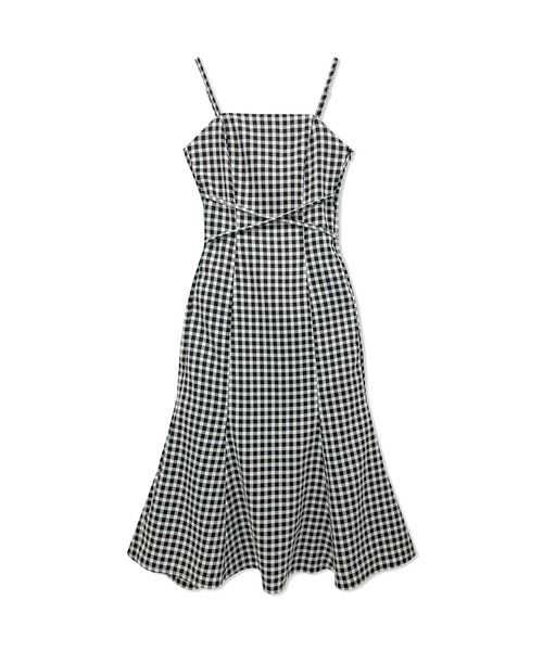 ANDGEEBEE(アンジービー)の「リボンキャミワンピ(ワンピース・レディース・ブラック×ホワイト/ブラック・MEDIUM)」の7枚目の写真