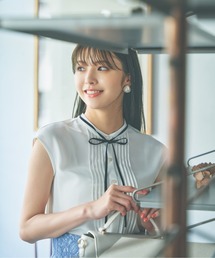 PROPORTION BODY DRESSING | 【美人百花6月号タイアップ商品】バイカラータイ付ブラウス / 1212110505(シャツ/ブラウス)