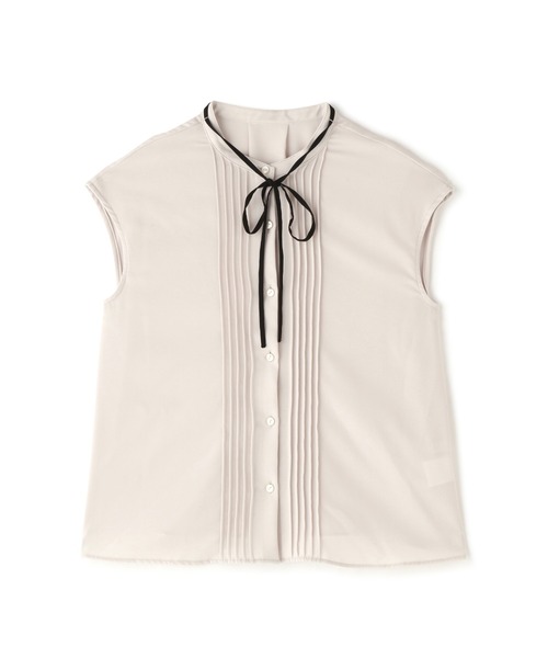 PROPORTION BODY DRESSING（プロポーションボディドレッシング）の「【美人百花6月号タイアップ商品】バイカラータイ付ブラウス / 1212110505（シャツ/ブラウス・レディース・ダークグレー/ホワイト系その他/ベージュ・MEDIUM/SMALL）」の21枚目の写真