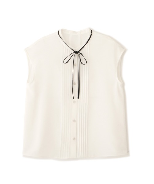 PROPORTION BODY DRESSING（プロポーションボディドレッシング）の「【美人百花6月号タイアップ商品】バイカラータイ付ブラウス / 1212110505（シャツ/ブラウス・レディース・ダークグレー/ホワイト系その他/ベージュ・MEDIUM/SMALL）」の13枚目の写真