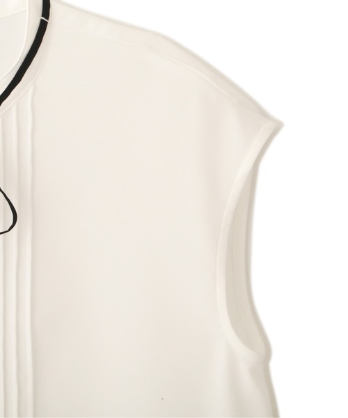 PROPORTION BODY DRESSING（プロポーションボディドレッシング）の「【美人百花6月号タイアップ商品】バイカラータイ付ブラウス / 1212110505（シャツ/ブラウス・レディース・ダークグレー/ホワイト系その他/ベージュ・MEDIUM/SMALL）」の16枚目の写真