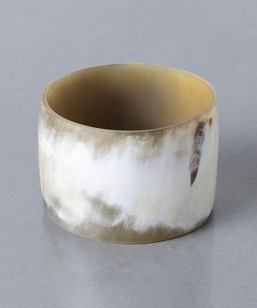 UNITED ARROWS（ユナイテッドアローズ）の「HORN バングル（ブレスレット・レディース・ブラック/ナチュラル・FREE）」の10枚目の写真