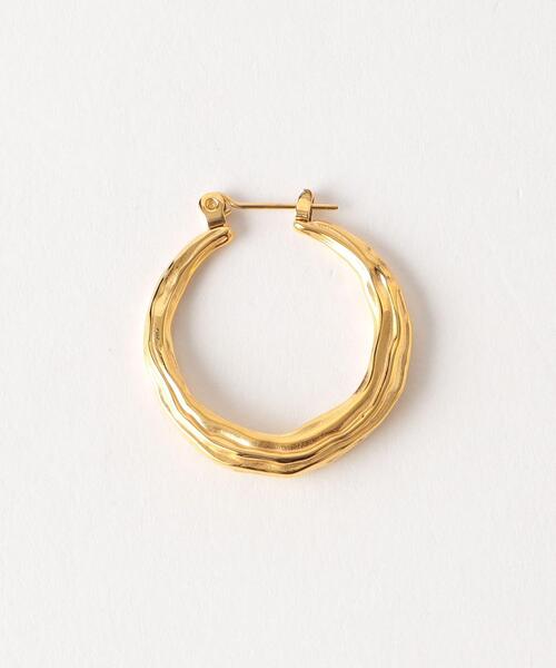 BEAUTY&YOUTH UNITED ARROWS(ビューティーアンドユースユナイテッドアローズ)の「<by Preek(バイプリーク)>ROPE HOOP ピアス(ピアス(両耳用)・レディース・ゴールド・FREE)」の2枚目の写真