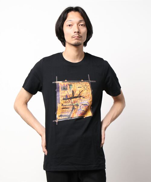 PARKS TOKYO SELECT(パークストウキョウセレクト)の「(UN)BASQUIAT ARTS T-SHIRT(Tシャツ/カットソー・メンズ・ホワイト/ブラック・LARGE/MEDIUM)」の1枚目の写真