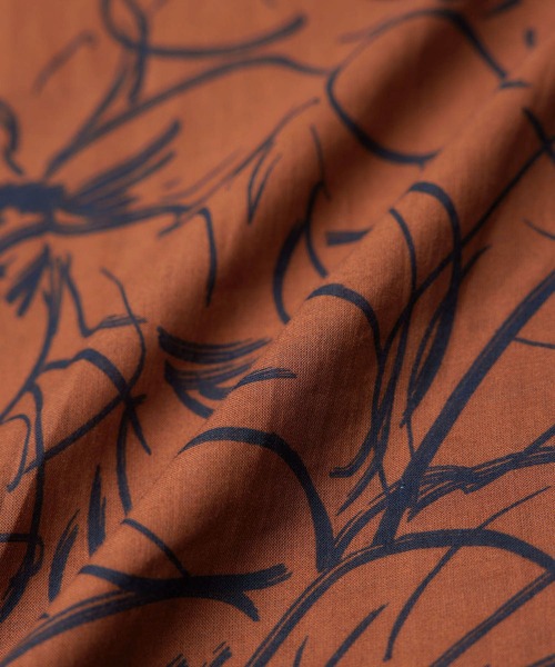 ROPE'(ロペ)の「【DEVEAUX】ペイントフラワーバンドカラーエアリーワンピース(ワンピース・レディース・ホワイト/ブラウン・38/36)」の15枚目の写真