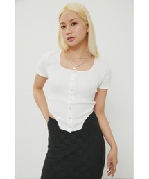 LAGUA GEM | DIFFERENCE HEM TOPS　トップス(Tシャツ/カットソー)