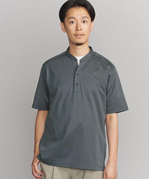 UNITED ARROWS スキッパー　ポロシャツ　ブラウン ブークレ スキッパー ポロシャツ