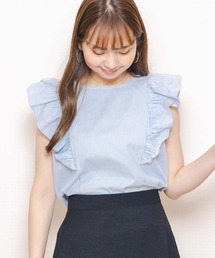 flower | バタフライストライプブラウス(シャツ/ブラウス)